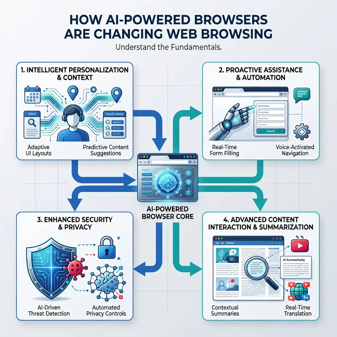 Step 1: Illustration for step: Understand the fundamentals related to How AI-Powered Browsers Are Changing W