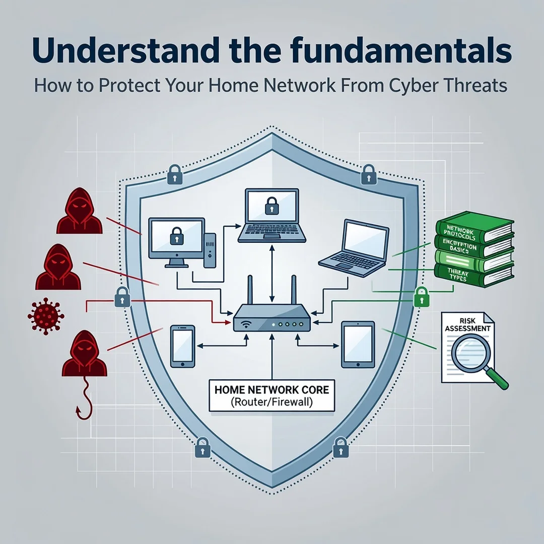 Step 1: Illustration for step: Understand the fundamentals related to How to Protect Your Home Network From 