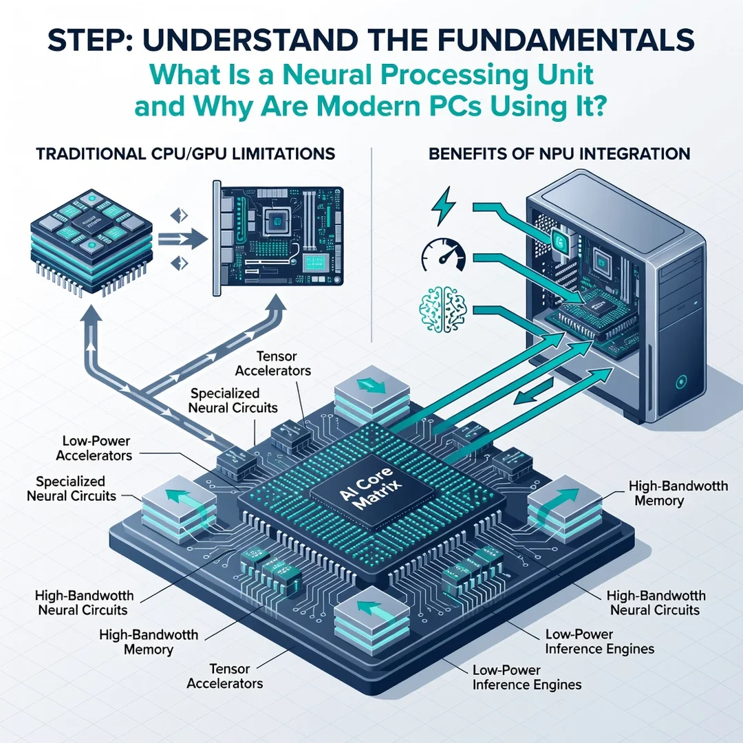 Step 1: Illustration for step: Understand the fundamentals related to What Is a Neural Processing Unit and W