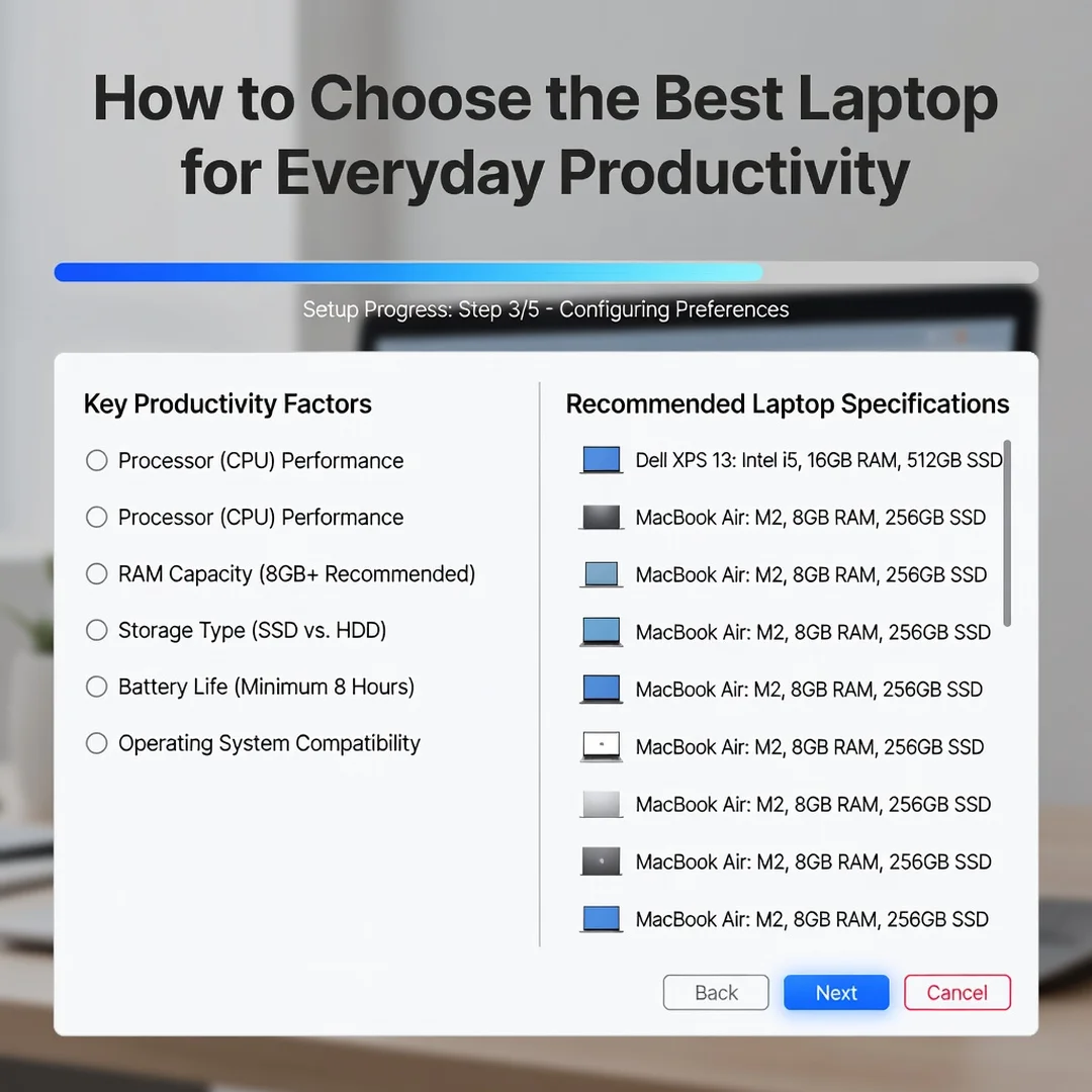 Step 5: Technical tutorial screenshot: Verify the installation for How to Choose the Best Laptop for Everyda