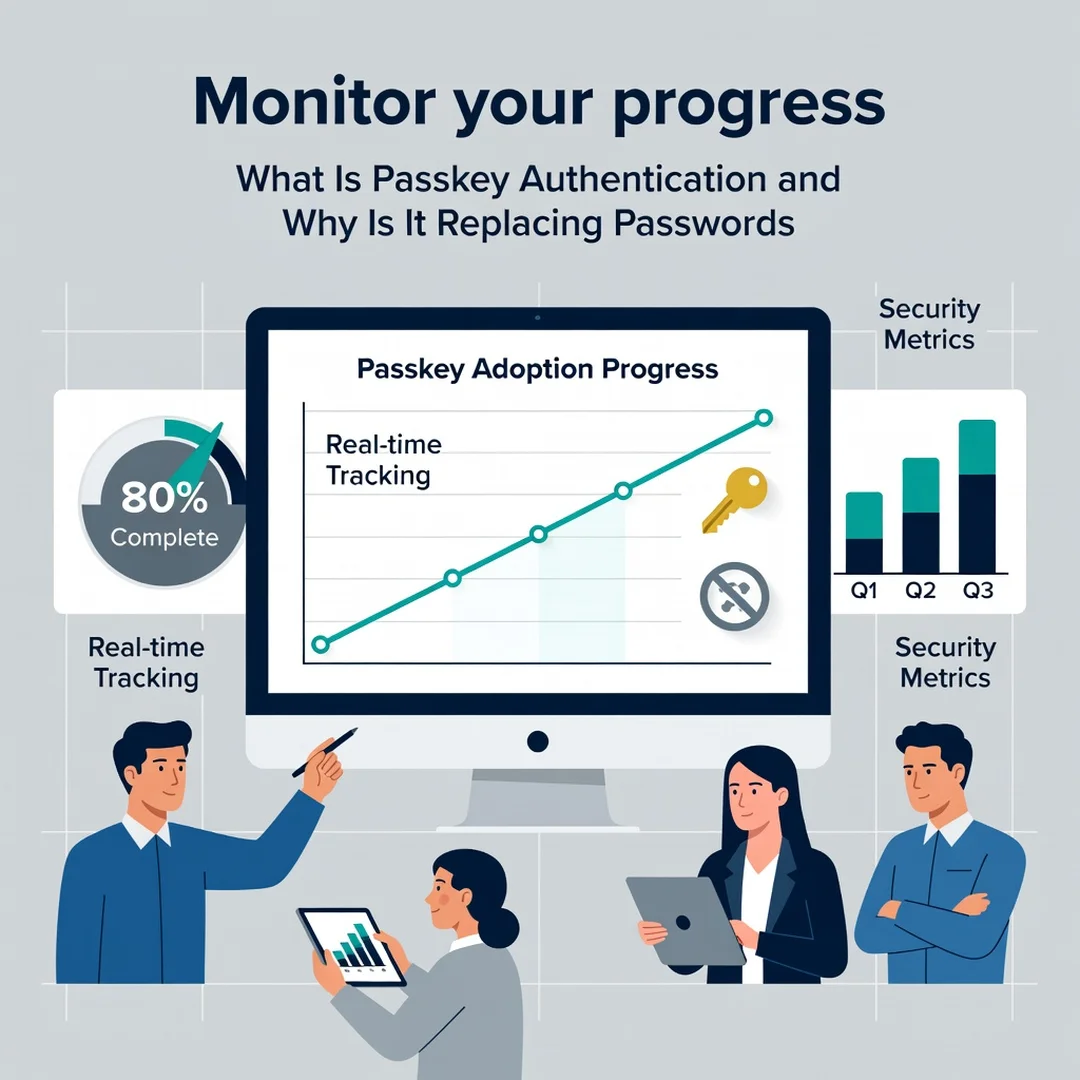 Step 6: Illustration for step: Monitor your progress related to What Is Passkey Authentication and Why Is It