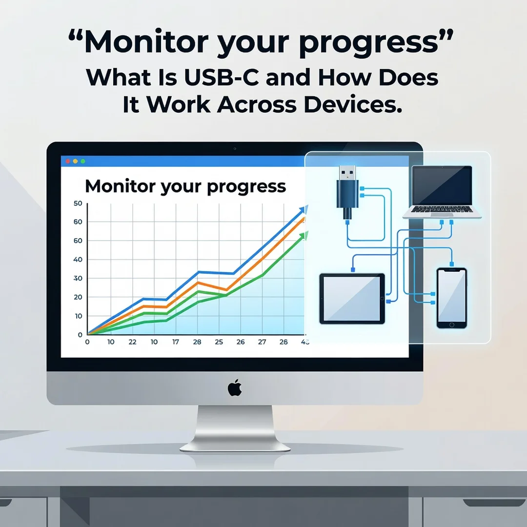 Step 6: Illustration for step: Monitor your progress related to What Is USB-C and How Does It Work Across De