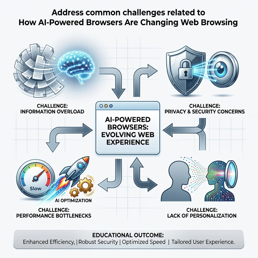 Step 7: Illustration for step: Address common challenges related to How AI-Powered Browsers Are Changing Web
