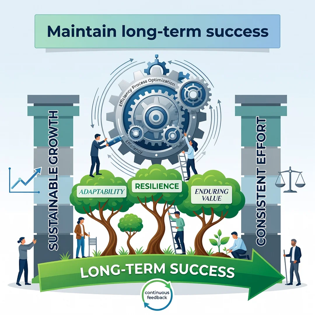 Step 8: Illustration for step: Maintain long-term success related to How AI-Powered Browsers Are Changing We