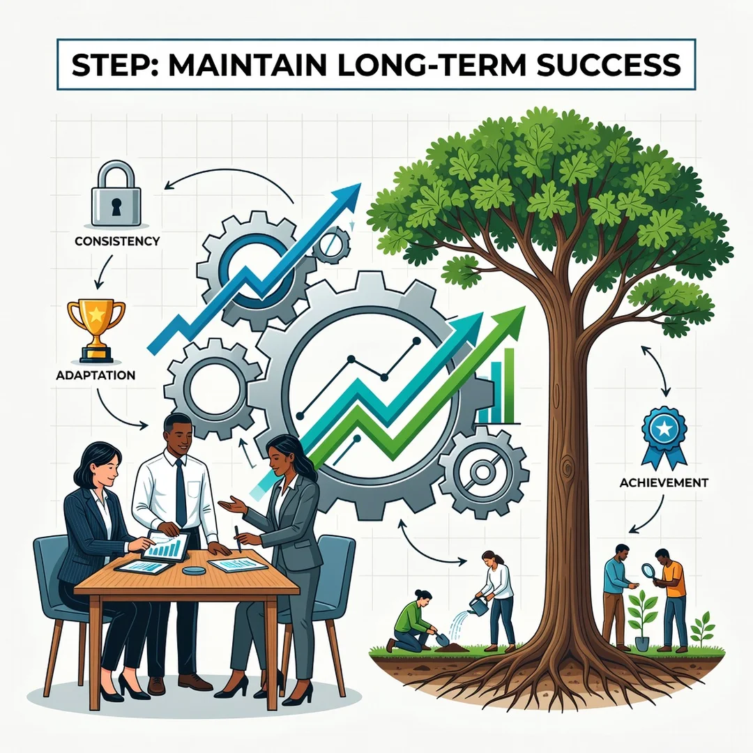 Step 8: Illustration for step: Maintain long-term success related to What Is a Neural Processing Unit and Wh